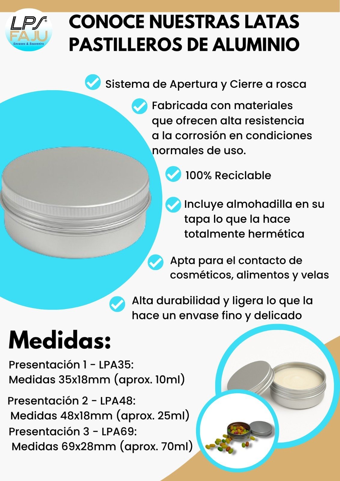 Lata de Aluminio 69×28mm (70ml aprox.) vista 2