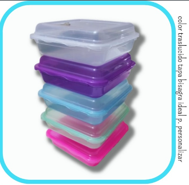 Lunchera Contenedor plastica