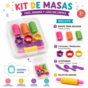 Kit Lunchera con Masas y Cortantes para Souvenir